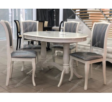 Обеденная группа Eva+Opera Ivory White 180-19