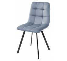 Стул CHILLI SQUARE BLUVEL06 BLUE, велюр