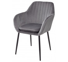 Стул ALABAMA BLUVEL-14 GREY, велюр