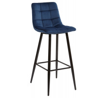 LECCO UF910-18 NAVY BLUE барный стул, велюр
