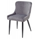 Стул BADEN UF910-05 DARK GREY, велюр