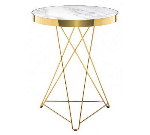 Стол Milena white/gold