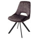 Стул FIELD DARK GREY поворот.180 град. велюр