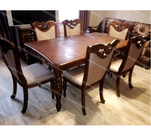 Обеденная группа Gelios Light Walnut