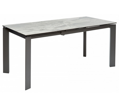 Стол CORNER 120 ITALIAN DARK GREY Серый мрамор глянцевый, керамика/ GREY1