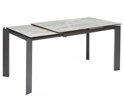 Стол CORNER 120 ITALIAN DARK GREY Серый мрамор глянцевый, керамика/ GREY1