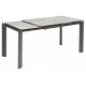 Стол CORNER 120 ITALIAN DARK GREY Серый мрамор глянцевый, керамика/ GREY1