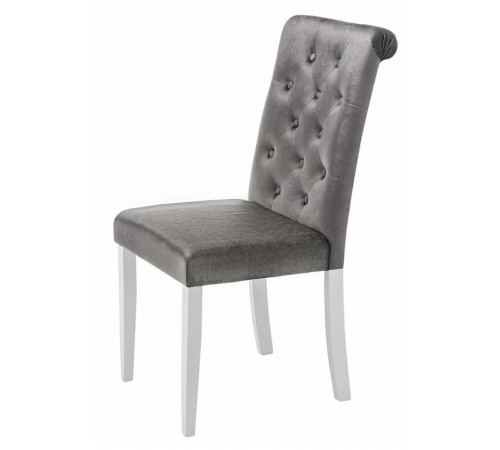 Стул Amelia white/fabric grey