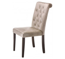 Стул Amelia dark walnut / fabric beige