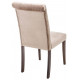 Стул Amelia dark walnut / fabric beige