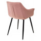 Стул BELINDA BLUVEL-52 PINK, велюр