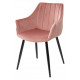 Стул BELINDA BLUVEL-52 PINK, велюр