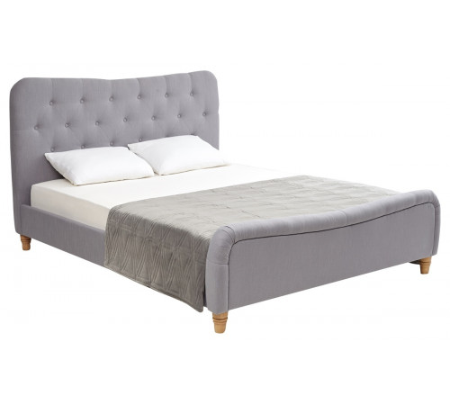 КРОВАТЬ SWEET JAZMIN 160*200 ТКАНЬ GREY
