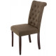 Стул Amelia dark walnut/fabric brown