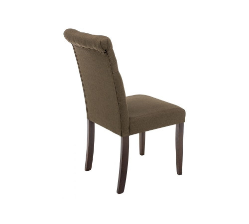 Стул Amelia dark walnut/fabric brown