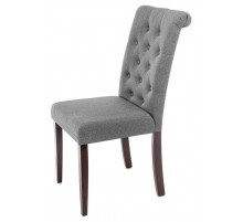 Стул Amelia dark walnut/fabric grey