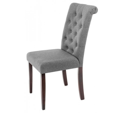 Стул Amelia dark walnut/fabric grey