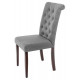 Стул Amelia dark walnut/fabric grey