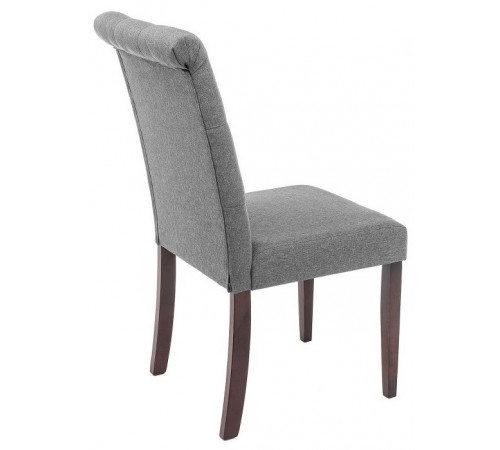 Стул Amelia dark walnut/fabric grey