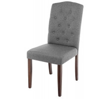 Стул Menson dark walnut / fabric grey