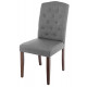 Стул Menson dark walnut / fabric grey