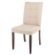 Стул Madina dark walnut / fabric cream