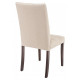 Стул Madina dark walnut / fabric cream