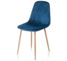 Стул Capri dark blue/wood