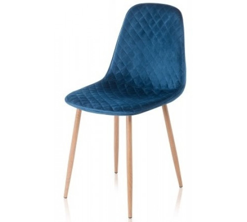 Стул Capri dark blue/wood