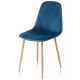 Стул Capri dark blue/wood