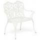Скамья Secret de Maison Symphonie/Симфония алюминиевый сплав, 95х56х92см, butter white