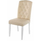 Стул Menson white / fabric сream