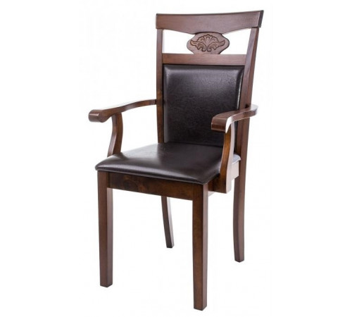 Кресло Luiza dirty oak / dark brown