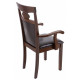Кресло Luiza dirty oak / dark brown