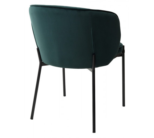 Стул DIANA BLUVEL-78 GREEN, велюр/ черный каркас