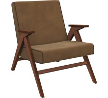Кресло для отдыха Вест Орех, ткань Verona brown, кант Verona wenge