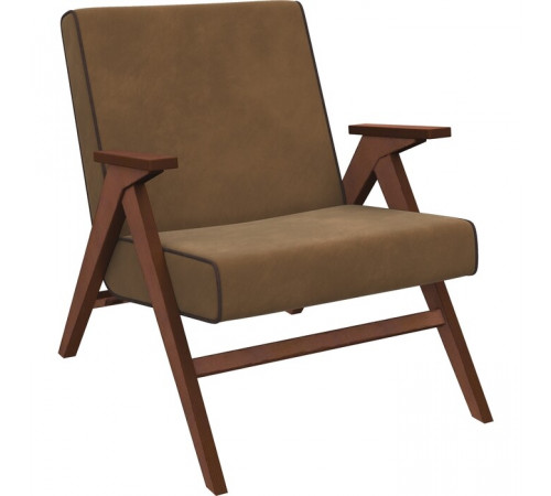 Кресло для отдыха Вест Орех, ткань Verona brown, кант Verona wenge