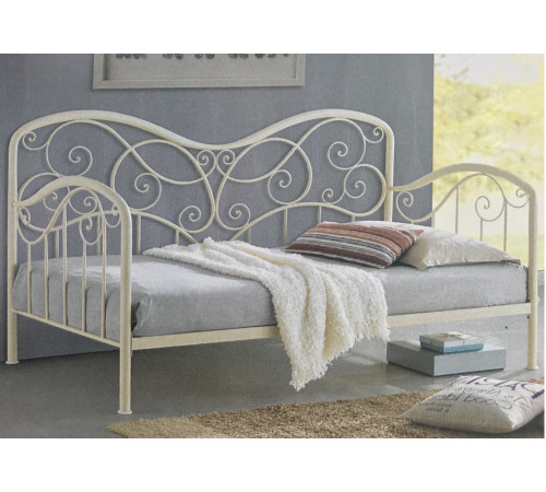 Кровать Inga 90 х 200 см glossy ivory