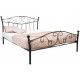 Кровать Gold 160 см х 200 см черная с золотом