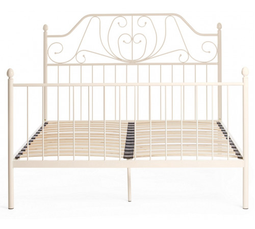 Кровать ERIC Wood slat base 160х200 см butter white