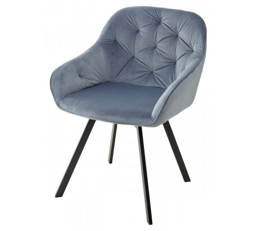 Стул GALE BLUVEL-06 BLUE поворот.360 град., велюр