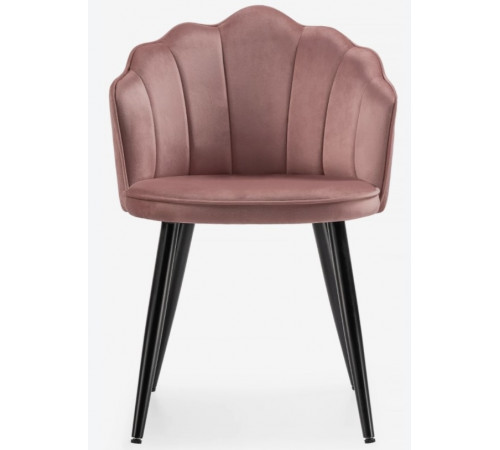 Стул Shell dark pink / black