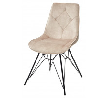 Стул MARBELLA PK6015-10 (VBP210) античный бежевый, велюр