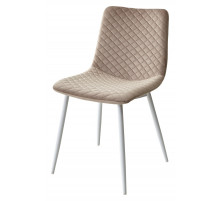Стул TINTIN BLUVEL-40 BEIGE / белый каркас
