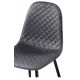 Стул Capri dark gray / black