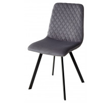 Стул DAIQUIRI BLUVEL-14 GREY, велюр