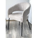 Стул SNUG WZ2042-02 светло-бежевый / черный каркас