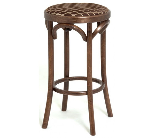 Табурет барный 650 Венский мягкий (темный тон, ткань 3 brown)