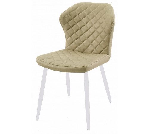 Стул DikLine 238/239R экокожа BEIGE / опоры белые