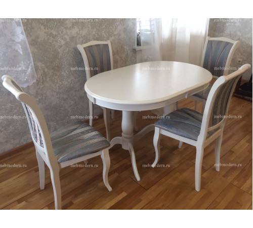 Обеденная группа Eva+Opera Ivory White 180-19